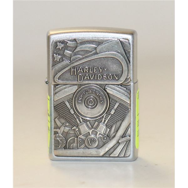 DETAILED HARLEY DAVIDSON ZIPPO LIGHTER