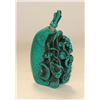 Image 1 : SMALL GREEN CARVED ASIAN BOTTLE