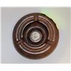 Image 2 : 1965 WOODEN NICARAGUA ASHTRAY WITH INSET COIN
