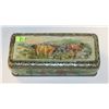 Image 2 : VINTAGE CANDY TIN WITH BULL DESIGN