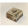 Image 2 : VINTAGE SILVER KEEPSAKE BOX WITH CURRENCY INSIDE