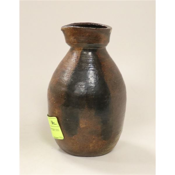 SMALL ARTIST MADE POTTERY JUG SIGNED ON BASE