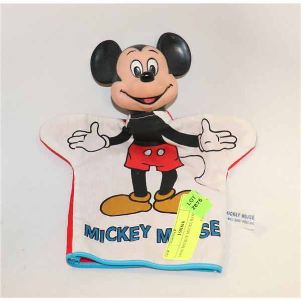 1950S MICKEY MOUSE HAND PUPPET