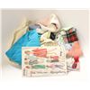 Image 1 : BOX OF ASSORTED VINTAGE DOLL CLOTHING