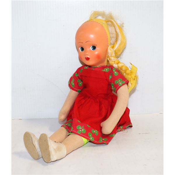 1950S ARTICULATING EUROPEAN DOLL CLOTH BODY