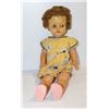 Image 1 : 1950S RELIABLE TALKING DOLL YELLOW DRESS