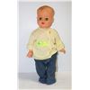 Image 1 : 1950S LARGE RELIABLE BOY DOLL YELLOW SWEATER