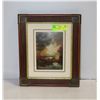 Image 1 : VINTAGE ITALIAN OIL ON BOARD PAINTING FRAMED