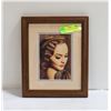 Image 1 : VINTAGE ART DECO STYLE PRINT FRAMED