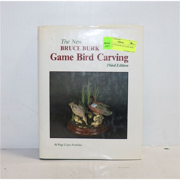HARDCOVER BOOK ON GAME BIRD CARVING
