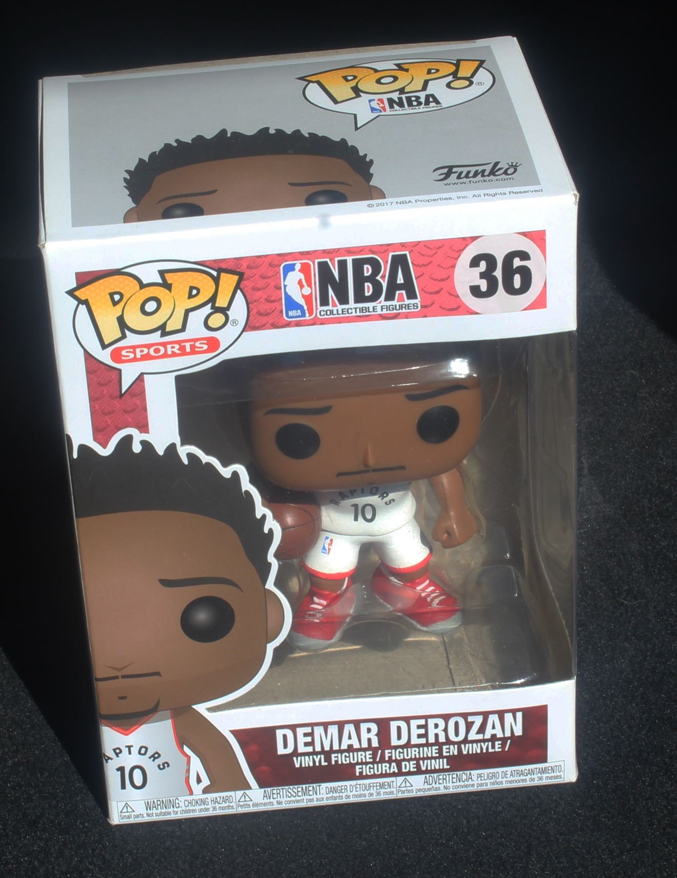 funko pop nba demar derozan raptors jersey