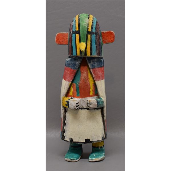 NATIVE AMERICAN HOPI "FLOWER KACHINA" BY NEIL DAVID