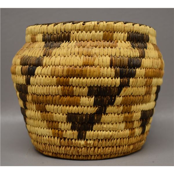 NATIVE AMERICAN PAPAGO BASKETRY BOWL