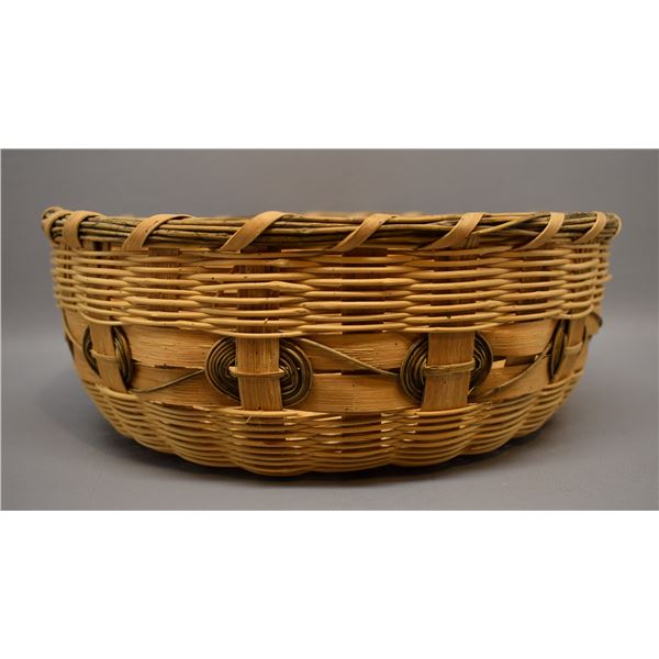 NATIVE AMERICAN CHEROKEE BASKETRY BOWL