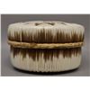 Image 3 : NATIVE AMERICAN OJIBWA BIRCH BARK AND QUILLED BOX SIGNED BENARD PARKEY