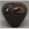 Image 2 : NATIVE AMERICAN SANTA CLARA POTTERY VASE BY ETHEL YAZZA