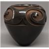 Image 3 : NATIVE AMERICAN SANTA CLARA POTTERY VASE BY ETHEL YAZZA