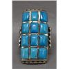 Image 1 : NATIVE AMERICAN ZUNI SILVER AND TURQUOISE RING