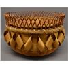 Image 1 : NATIVE AMERICAN CHIPPEWA BASKETRY CONTAINER BY EDITH BONDIE