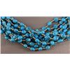 Image 3 : SOUTHWEST SILVER AND TURQUOISE NECKLACE