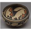 Image 1 : NATIVE AMERICAN SANTO DOMINGO POTTERY BOWL BY HILDA CORIZ