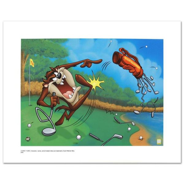 "Terrible Taz Golf" Limited Edition Giclee from Warner Bros., Numbered with Hologram Seal and Certif