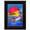 Image 1 : Peter Max- Original Mixed Media "Without Borders"