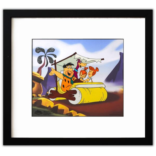 HANNA-BARBERA- Sericel "The Flintstones Family Car"