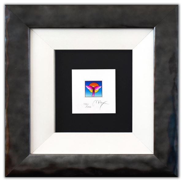 Peter Max- Original Lithograph "Angel with Sun (Mini)"