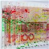 Image 3 : E.M. Zax- One-of-a-kind 3D polymorph mixed media on paper "100 Yuan"