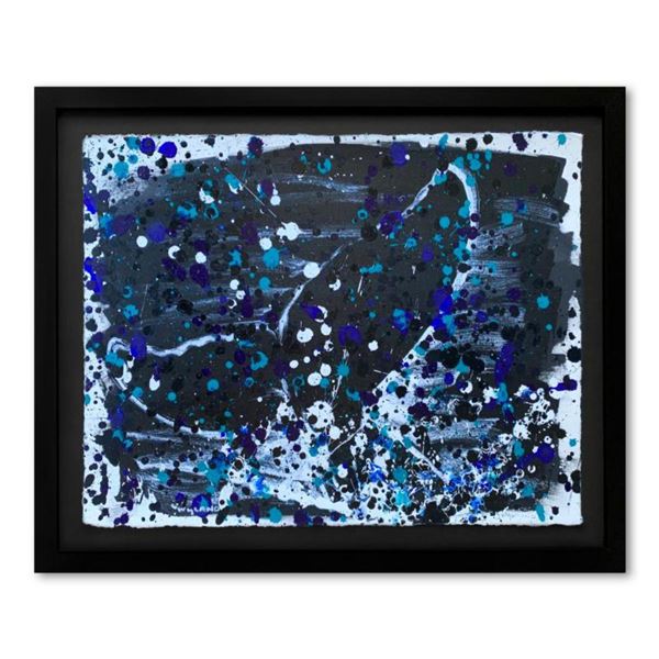 Wyland, "WAR-070609-K" Framed Original Watercolor Painting, Hand Signed with Letter of Authenticity.