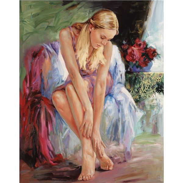 Igor Semeko- Original Giclee on Canvas "Bella"