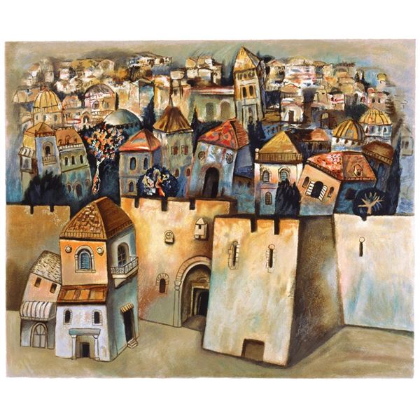 Gregory Kohelet- Original Serigraph "Jerusalem"