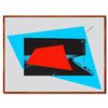 Image 1 : Claudio Santini, "Ciytyscape 8" Framed Hand Signed Limited Edition on Canvas with Letter of Authenti