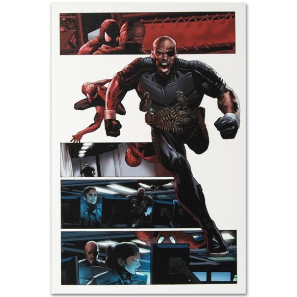 Marvel Comics  Ultimate Power #6  Numbered Limited Edition Giclee on Canvas by Greg Land with COA.