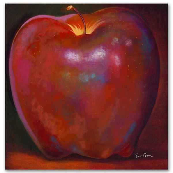  Apple Wood Reflections  Limited Edition Giclee on Canvas by Simon Bull, Numbered and Signed. This p