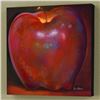 Image 2 : "Apple Wood Reflections" Limited Edition Giclee on Canvas by Simon Bull, Numbered and Signed. This p