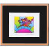 Image 2 : Peter Max- Original Lithograph "Flower Jumper Over Sunrise Ver I"