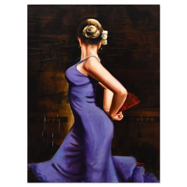 David Silva, Original Mixed Media Oil Painting on Gallery Wrapped Canvas, Hand Signed (Using the Nom