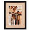 Image 1 : Yuri Tremler, "Ladies' Lunch" Framed Limited Edition Serigraph, Numbered 79/480 and Hand Signed with