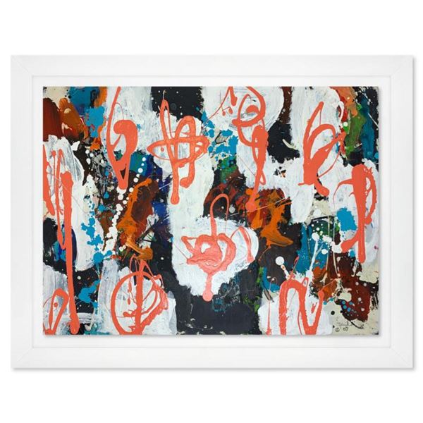 Jenik Cook, Framed Original Acrylic Painting, Hand Signed, Letter of Authenticity.