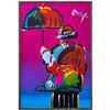 Image 2 : Peter Max- Original Mixed Media "Umbrella Man"