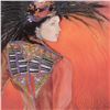 Image 2 : Jean-Paul Loppo Martinez, "Le Veste Brodee" Framed Limited Edition Textured Giclee on Board, Numbere