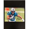 Image 1 : CHRISTIAN MCCAFFREY SIGNED CAROLINA PANTHER 8 X 10 ( RA COA)