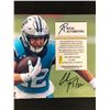 Image 2 : CHRISTIAN MCCAFFREY SIGNED CAROLINA PANTHER 8 X 10 ( RA COA)