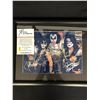 Image 2 : KISS BAND SIGNED AND CUSTOM FRAMED DISPLAY ( RA COA)