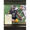 Image 2 : CHASE CLAYPOOL SIGNED STEELERS CUSTOM FRAMED DISPLAY ( RA COA)