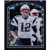 Image 3 : TOM BRADY SIGNED CUSTOM FRAMED PATRIOTS JERSEY WITH LED LIGHT UP FEATURES ( FANATICS COA)