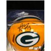 Image 2 : Allen Lazard Signed Packers Speed Mini Helmet (JSA COA)