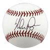 Image 1 : Rangers Nolan Ryan Signed Father's Day 2001 Logo Oml Baseball BAS (Beckett COA)